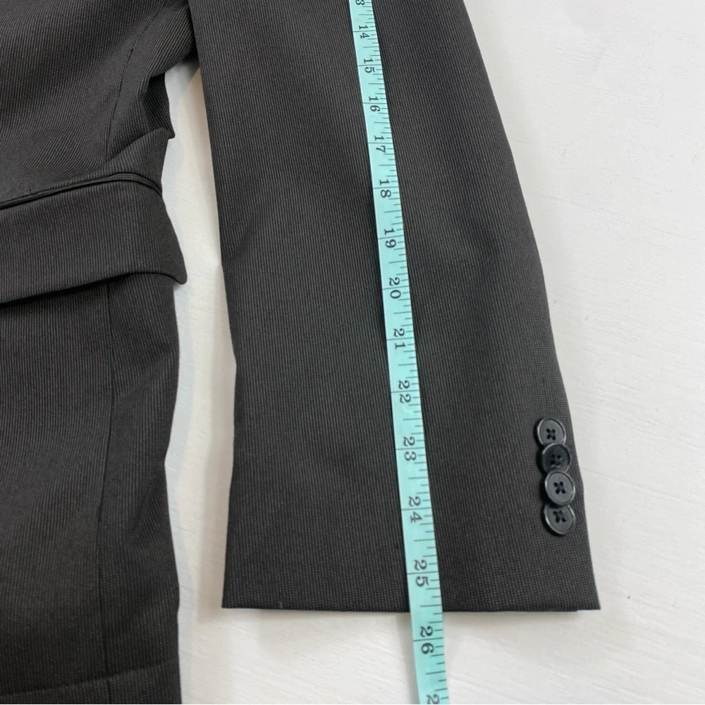 John Varvatos Men’s Gray Poly-Blend‎ Two Button Sport Coat Suit Jacket Sz 44L